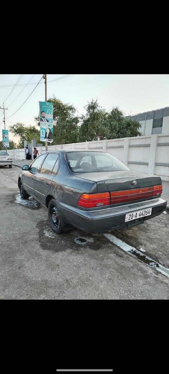 سلام عليكم. كورلا موديل 1992 جاهزه تبريد ثلج رقم انكليزي نجف بسمي جام كهرباء كشنات كهرباء تحكم مري حداديه جديده مشط جديد غرفه جديده مكاني نجف  السعر 57 وبيه مجال  ***********
