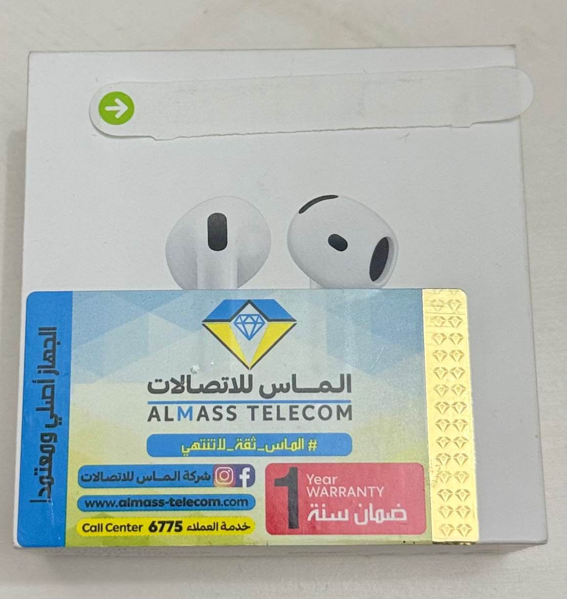 ‎سماعه ايربود جيل الرابع جديدة وياكارتونة‎ بغداد, العراق


**إذا كنت صاحب هذا الإعلان وتريد حذفه لأي سبب، رجاءا أرسل رسالة إلى الدعم الفني**