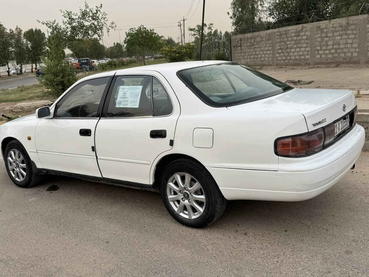 سلام عليكم
كامري موديل 1991
كير ومكينه مكفولات 
تبريد ثلج رقم بغداد
الدولي مصفره غرامه 
السياره ترايك للشمال 
تحويل نفس اليوم 
بيع او مراوس بموستانك
او جالنجر 
مكان السياره بغداد 
مجاور العاب السيديه 
للتواصل اتصل 

***********
