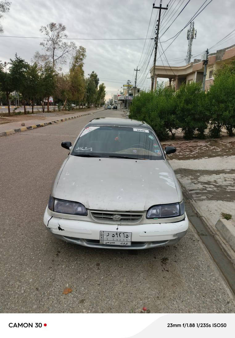 السلام عليكم سياره للبيع سوناتا 94 سنويه كرتوني الماني شرط وكاله تحويل تدفئه تبريد كله شغال كهربائيات الشاشه مضخم تخم تاير جديد باتري جديد لايزينو جير محرك شرط سنويا ساقط ب 19 السعر 22 وبيها مجال واللي على رقم الموبايل ومراوس همين يرهم حسب القناعه العنوان كركوك***********
