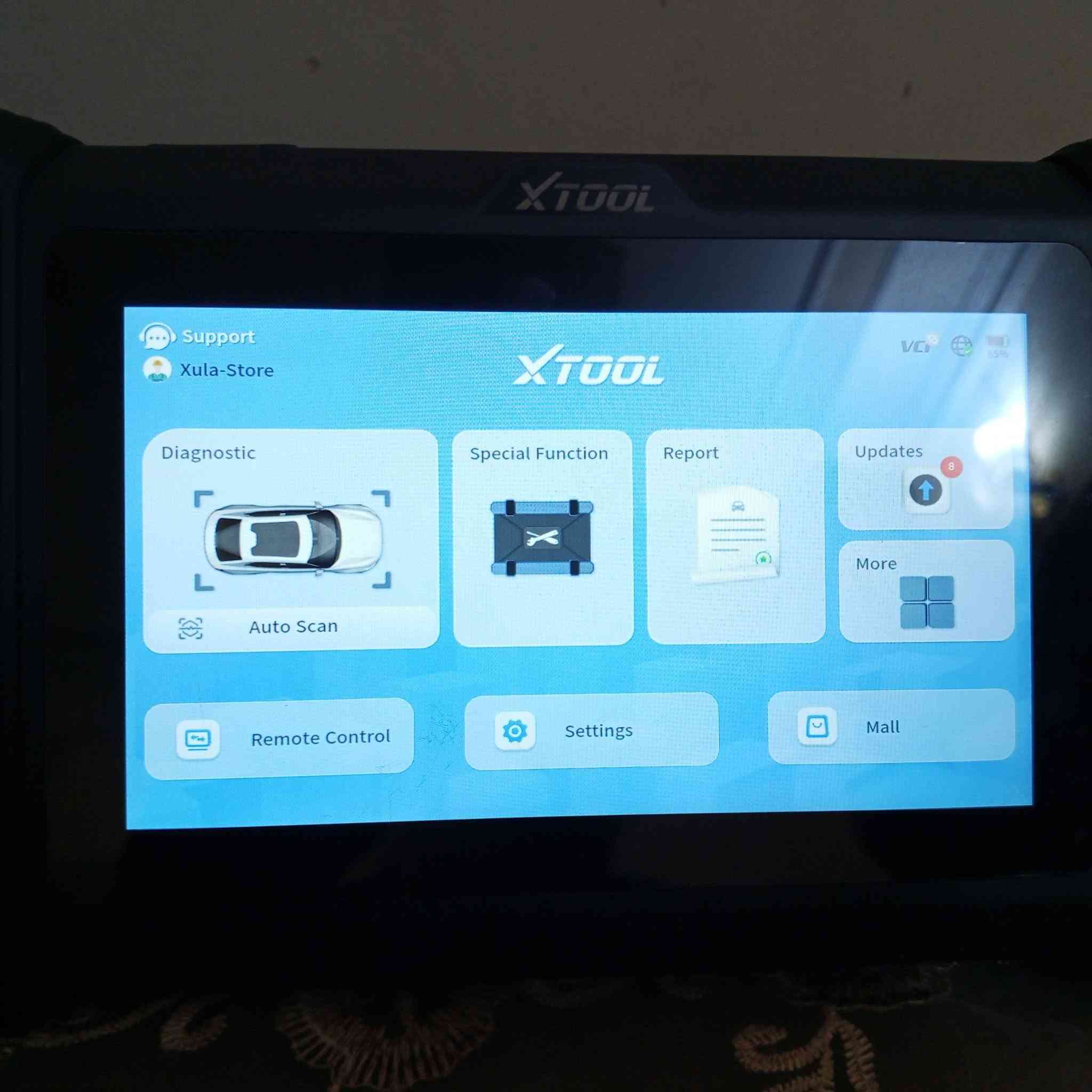 السلام عليكم جهاز xtool d7w
فيشة واي فاي سريعة بنقل البيانات 
الجهاز يدعم خصائص برمجية عديدة منها تعريب النظام لبعض السيارات الامريكية وفتح فصلة السرعة ومسح كراش الايرباك وايمو بلايزر 
الجهاز يدعم كافة انواع السيارات يدعم كان اف دي 
اشتراكه ل2028 
الجهاز ماخذه من الوكالة من اربيل كامل مع ملحقاته 
اليعجبه والي يحب يعرف تفاصيل وسعر يتصل ع رقمي ويتدلل ***********
