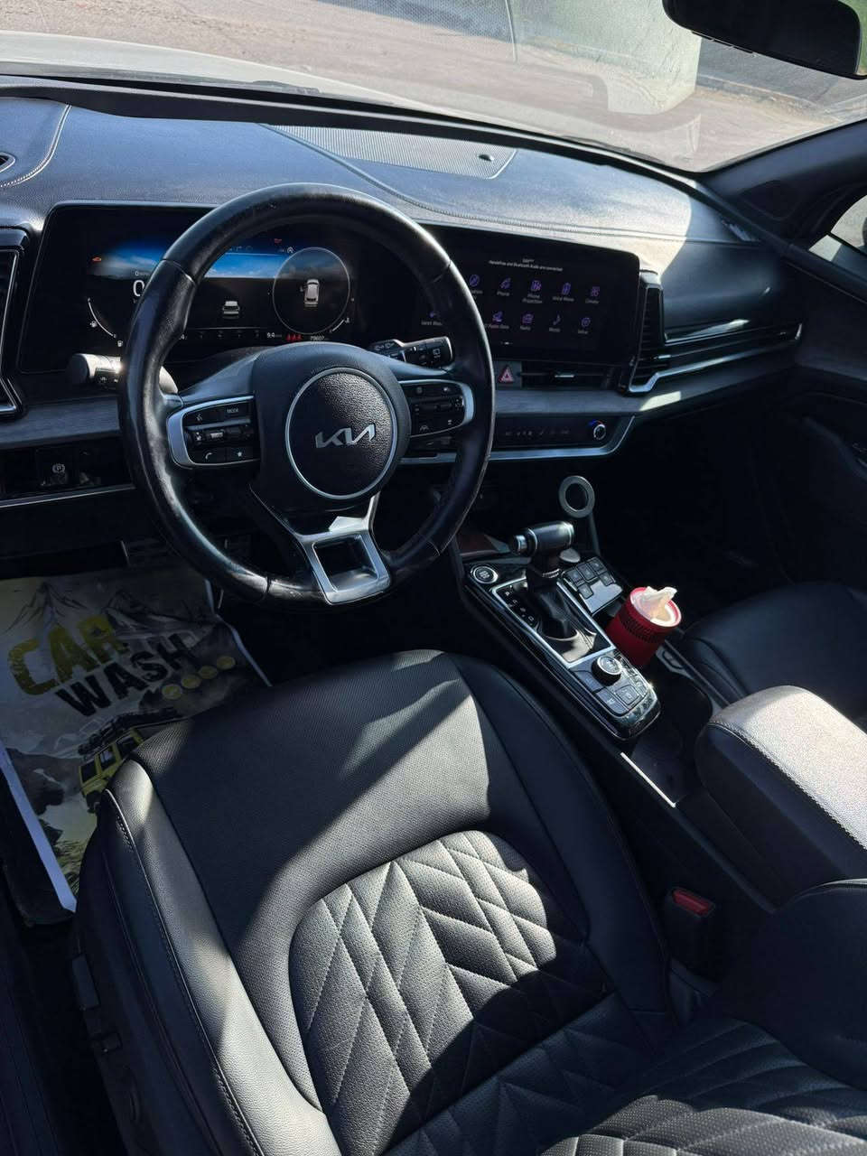 كيا سبورتج موديل 2023 برستيج امريكي فول فول مواصفات بصمة بانوراما فتحة
2023 kia sportage-prestige
 اعلى فئة برستيج اكس برو بانوراما
سيارة جديدة
وارد امريكي حادث بنيد شطح وتعديل بالجاملغ وصندوق سرقه بدون ايرباك السياره 
مواصفاتها :-
gdi 2500 1. محرك
2. كير 8 نمر
3. ماشية km90 كيلو
4. بانوراما
5 كامرات محطيه
5. بصمة : تشغيل - ابواب - صندوك
6. صندوك كهرباء
كشنات تدفئه و تبريد
7. شاشة كبيرة على طول الدشبول دجتل كامل
8. كيجات الكترونية متغيرة حسب الوضعيات
9. انظمة القيادة : 4
10. كشنات جلد احمر
11. كراسي كهرباء فول تحكم مع كشن ميموري
12. اضواء ترحيب عند الاقتراب مع ترحيب داخلي عند الصعود او المغادرة
13. شحن وايرليس
14. منافذ تايب سي عدد 3 مع 2 في الكشنات ومنفذ يو اس بي ومنفذ جداحة
15. هاند بريك بصمة
16. اوتو هولد
17. كاميرات عدد 5 بزاوية 360 مع كاميرات بالاشارات الجانبية مع وضعيات مختلفة للكاميرات
18. فول رادارات امامية وخلفية وجانبية
19. تحديد مسار ذكي
20. قيادة أليه ذكية
21. نقطة عمياء
22. كروز سرعه
23. تبريد وتدفئة كشنات مع تدفئة ستيرن
24. سستم صوت هارمان كاردون
26. خزن كشن سائق ميموري وضعيتان
27 وضعيه تغير صوت المحرك
28. اشاير بالمري
29. تشغيل عن بعد
30. شاشة لمس متغيرة لتحكم الميديا او لتبريد
31. ستيرن فول تحكمات

السياره مواصفات فول 1/1
للبيع فقط بدوون مراوس
السعر 185$
***********
