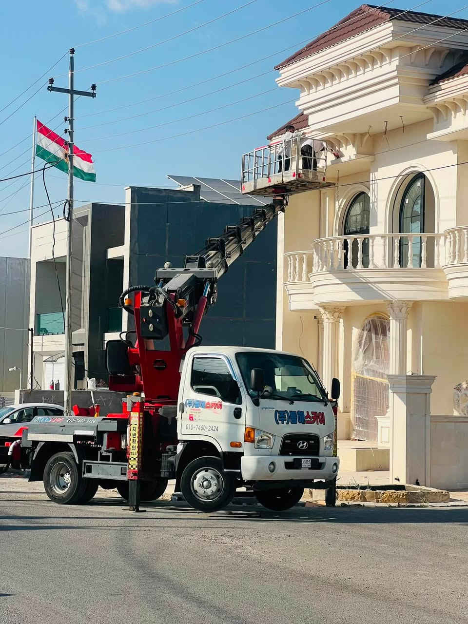 كرين باسكيت هيونداي موديل 2015، كرين Donghay،تحكم ريموت كامل عدد 6 سلايدات، بارتفاع 27 متر
واتس ئەپ *********** 
أربیل
