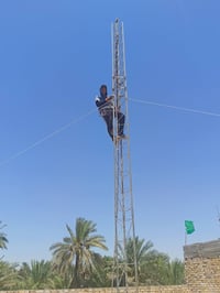 متوفر حديد ابو ال 35 ابو ال 45 تم تنصيب 21 متر شغلنا في كافه المحافظات...