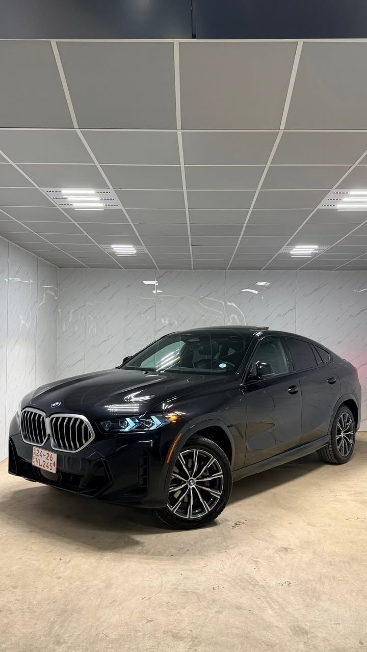 BMW X6⚜️
مودیل:2024
سياره ماشيه (41) الف ميل حقيقي بشرت 
بدون رقم,يترقم شمالي✅
كلین تایتل، بدون صبوغ بدون بارد بشرط كفالە عام✅

مواصفات: M Package
٥ كامیرا،٤ رادارات ، حساس ، شاشه جبير شكل
كشنات حار و بارد و سكان حار، ٤ مودات،دشبول جديد،شغال ، داتاشو، اوتو بارك، اوتو ستارت و اوتو ستوب
بصمة ، فتحه الصقف ،لایتات لید،رادار أمامي و جانبي،
  ،تحدید السرعه،كامیرا،كاربلەی، مرايه كهربای

‎نظافه ١٠٠٪؜ كامل سيرڤس بدون نقص و مصرف 
‎و كهربائی و محرك كلل بشرط✅
‎سلیمانی📍
سعر:$💵600 و مجال بسيط 
***********📞
Admin🌹
