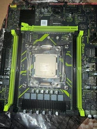 كومبو بورد  x99 ومعالج xeon e5 2630 v4  البورد يجي ب٤ سلوت رامات ddr4 ...