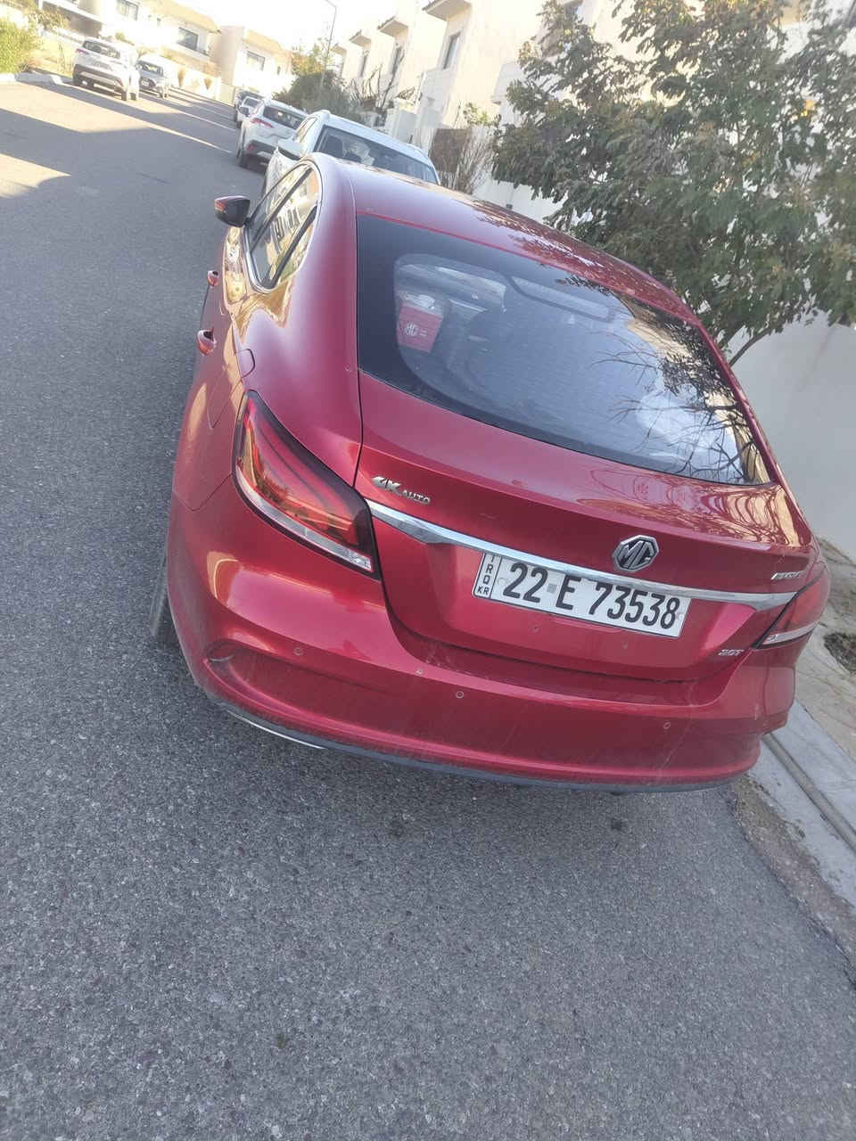 MG6
2021
41,000 kilometer
Rangi sor
Zaman sharika
Hichi nia waku sfra
Naw zard
122 waraqa
Raqam hawler
***********

MG 6
موديل 2021
ماشي 41 الف كيلو
مكفوله من كلشي
ضمان الشركه
داخل اصفر
كشنات قماش
سعر 122
مطلعهه صفر بسنه 2023
وبعدهه يمي
رقم اربيل
***********
