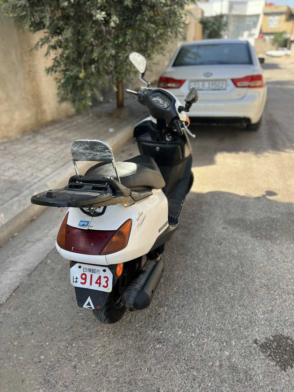 دراجه سبيسي ياباني كفر وكابريتر اصلي بلادي ياباني مختم علا وضع البلاد كله بلاديه قفل جنطه وسترين كله شغال مابيه كل نقص جاهزه الهاتف *********** المكان كوت الزهراء
