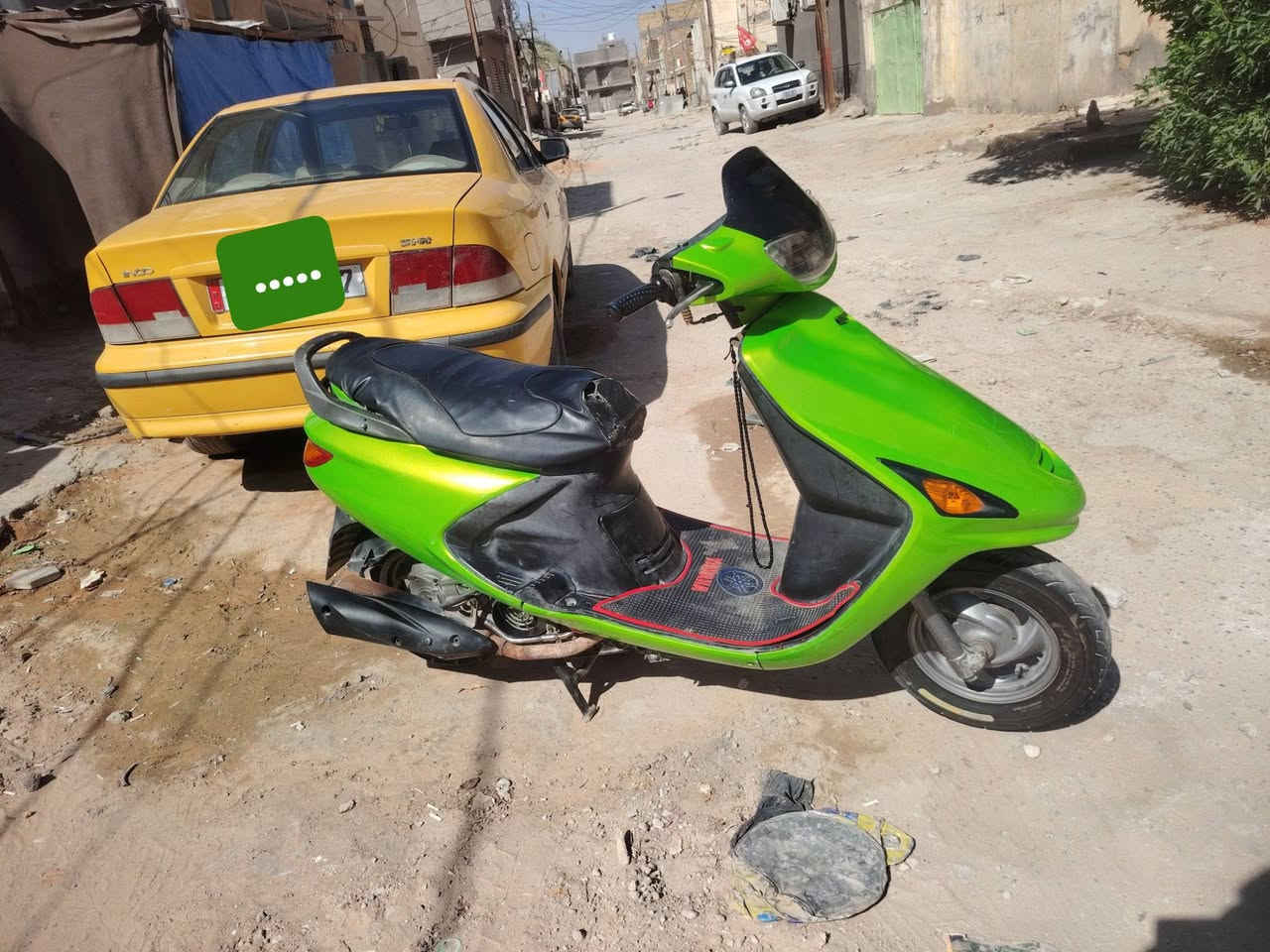 سلام عليكم شباب دراجه فراشه فحل للبيع 
الدراجه مفتوحه تجفيت كله اصلي بوشه ابلادي كهربائيات كلها شغاله نكره سلف تايرات جدد ما متواجد بل فيس بس واتساب او عل خط مكاني دوانيه مركز ***********
سعرها 350 مابيها كل مجال
