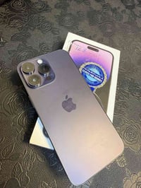 ١٤ برو ماكس ذاكرة ١٢٨ والبطارية ٩٥ الجهاز دبل شريحة مو تك وغراضة كاامل...