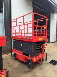 مصعد مقصي كهربائي⚡️وبطاريات 🔋 ارتفاع 10متر اقصى حد 12متر  كهرباء 220v ...