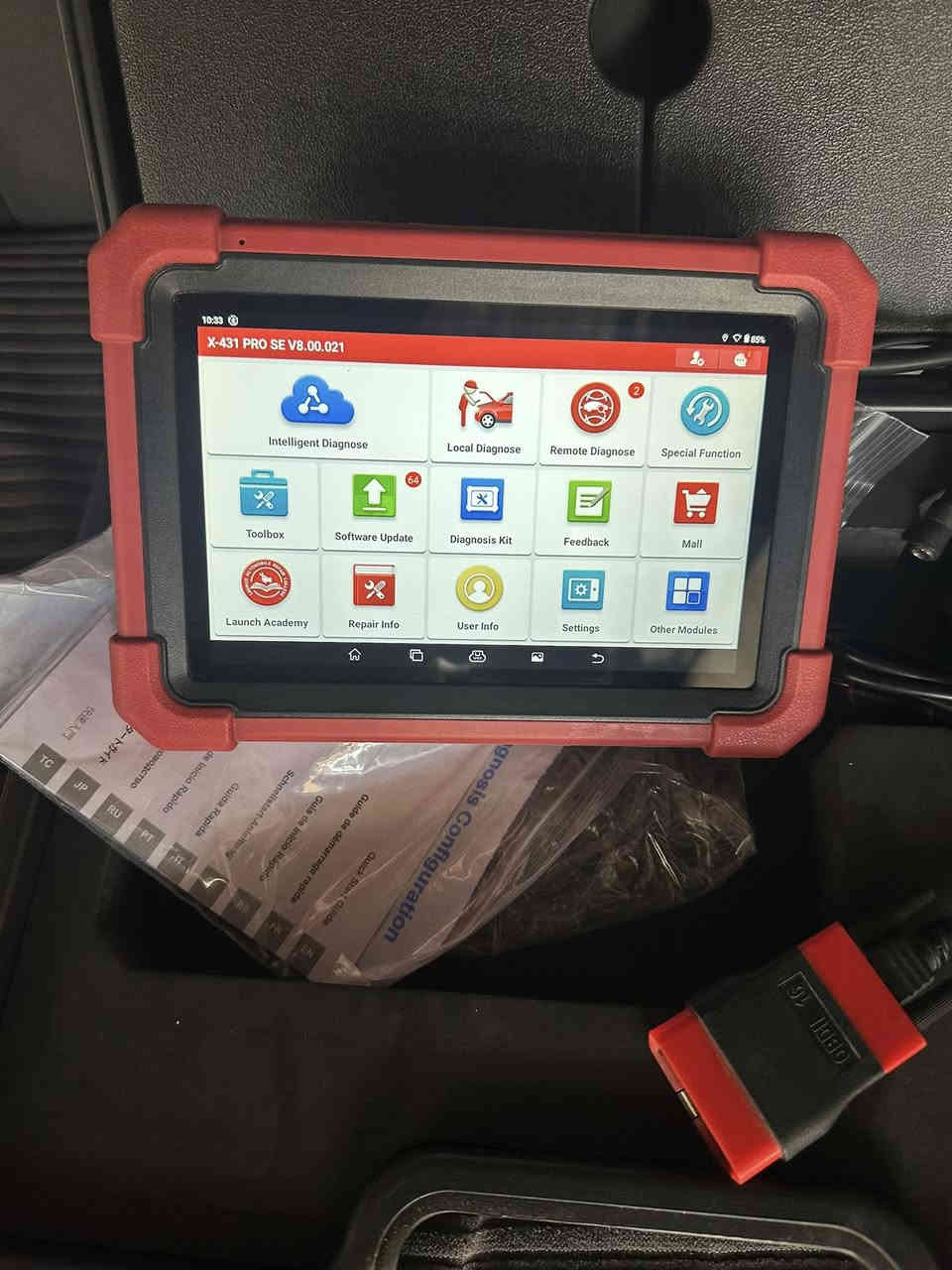 السلام عليكم جهاز جديد استخدم بسيط اخذته 1750.000 قيم واخذه بلي يرضي الله بي كامل جديد وبي اشتراك ايضا للسيارات الامريكيه فوك ٢٢ ايضا ***********
