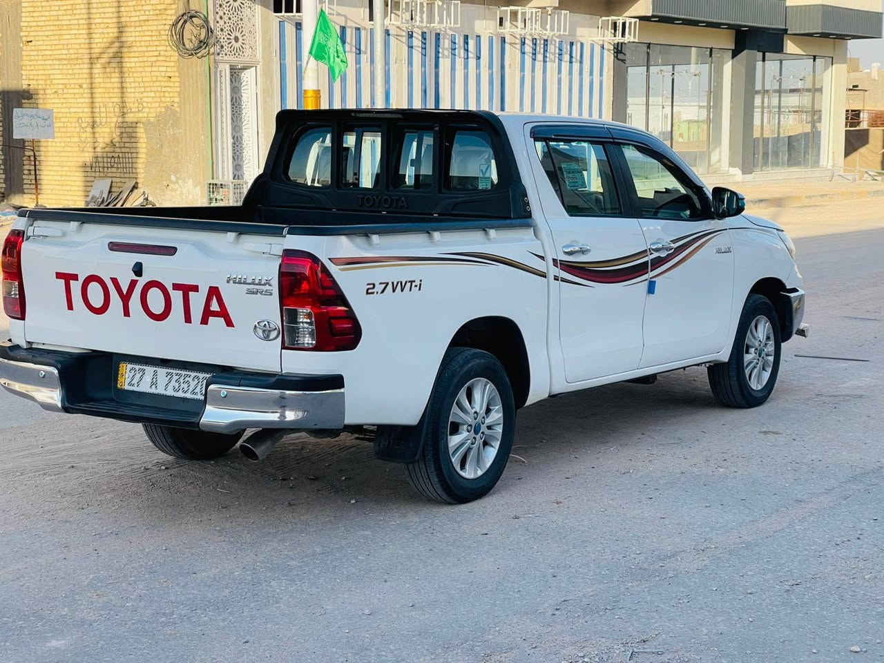 السلام عليكم
بيكم هيلوكس  البيع
مديل 2019
رقم انكليزي 
كير ومكينة وحدادية مكفولات شرط 
كير تماتيك 
تبريد ثلج
سنويه ل 2030
بيه رشه صبغ بصيطه
السعر 218 
مكان السياره السماوه 
الاستفسار ***********
