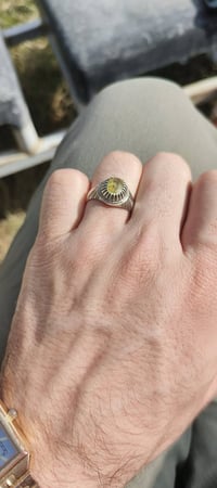 ياقوت أصفر • فضة ٩٢٥ • طلب خاص