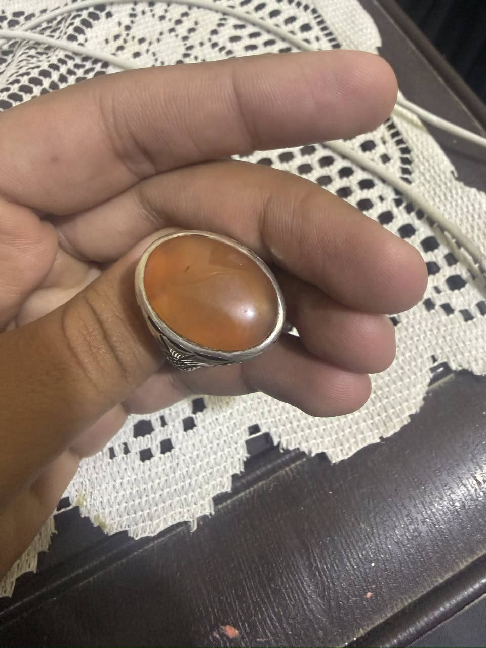 يا الله
متاح

عقيق يماني صياغة البحرين لمسات
فضة990
مشمشي 
قياس 24/25

 عقيق يماني مطلسم خط مراد

لون زجاجي مشمشي 

قياس 19-18

وعقيق اصفر بي حرز اسفل الحجر صياغة ملائي

قياس 20-21

سعرهن للكل 175 مع توصيل  

مكاني واسط 

تواصل ***********
