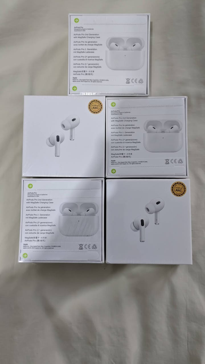 السلام عليكم
AirPods pro2
أمريكي

عزل صوتي. ANC من الاعدادات 

متوافقة مع جميع الأجهزة 

(شلعة 5 قطع بــ 40 الف )

متوفر توصيل

( *********** واتساب فقط) أو خاص
