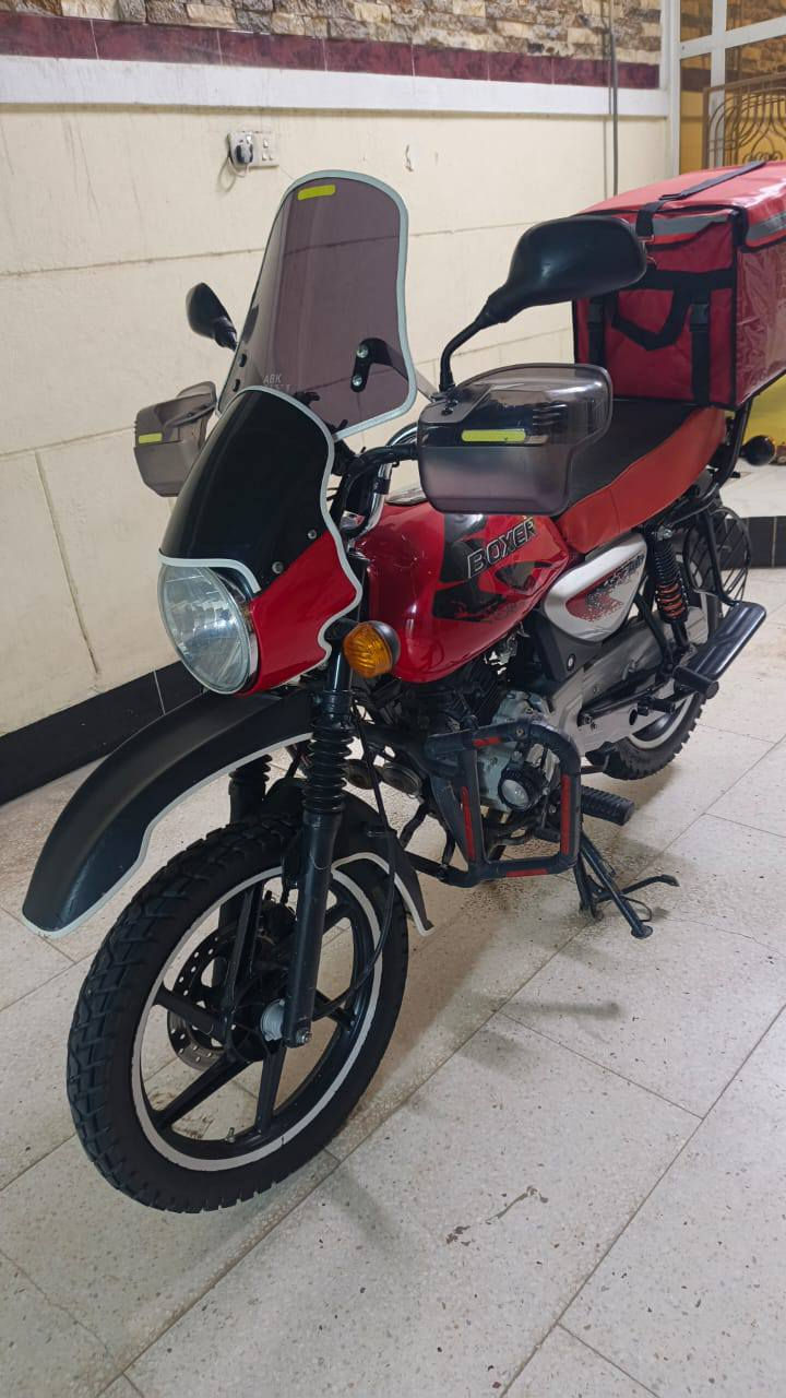 سلام عليكم بوكسر مديل 23الدراجه مكفوله كفاله عامةكل نقص مابيه مرقمه بغداد***********مكاني بغداد
