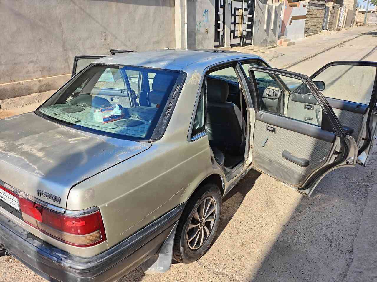 #للبيع #مازدا626 فول عادي  موديل 89 رقم الماني نينوئ سنويه خضرا شرط التحويل 
كير شرط محرك اثر صرف السيارة وضع بلادي مابيها خيسان ولا نقطه غرفتها حيد نظيفه ويرمنيه كلها شغاله  سيارة مال بيت #الاتصال*********** #السعر26
