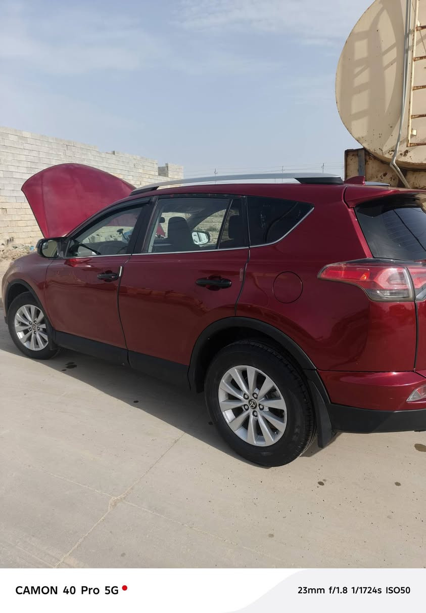 سلام عليكم راف فور موديل ١٨ مواصفات عاديه طخم تاير جديد شرط التحويل وبطاقة بانزين موجوده گير محرك شرط  جاهزه مابيه نقص السونار موجود السياره بدون دواخل والشاصي سليم  السعر١٢٥ وبيه مجال وحي الله الجميع ***********الحويجه حي العسكري
