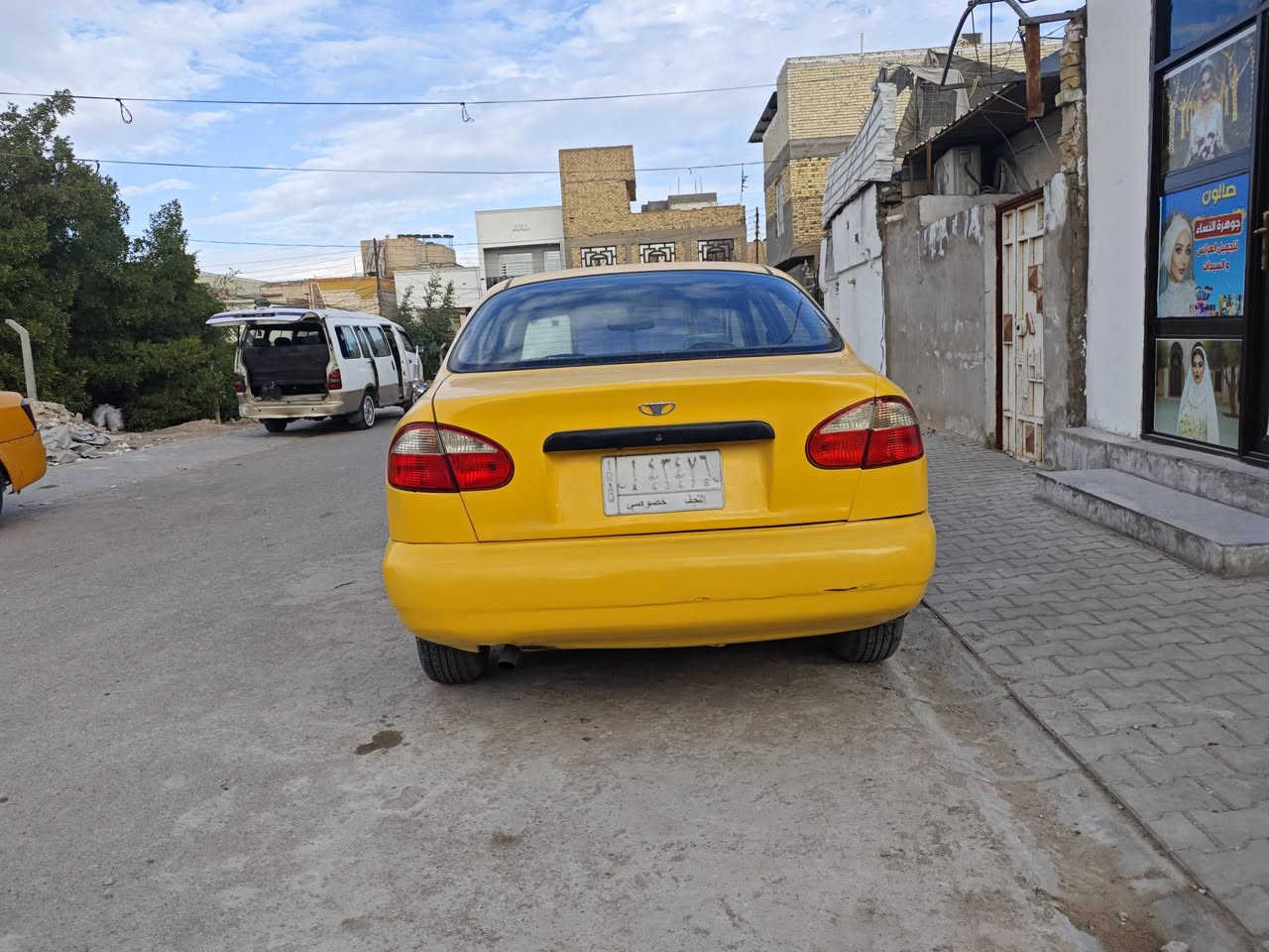 دايو لانوس موديل 99 مكينه مفتوح كير عادي لون اصفر خصوصي رقم نجف مكانهة نجف تخم تاير دواخلهة نضيفه كشرهة نضيف سعرهة ب29 وبيهة مجال ***********
