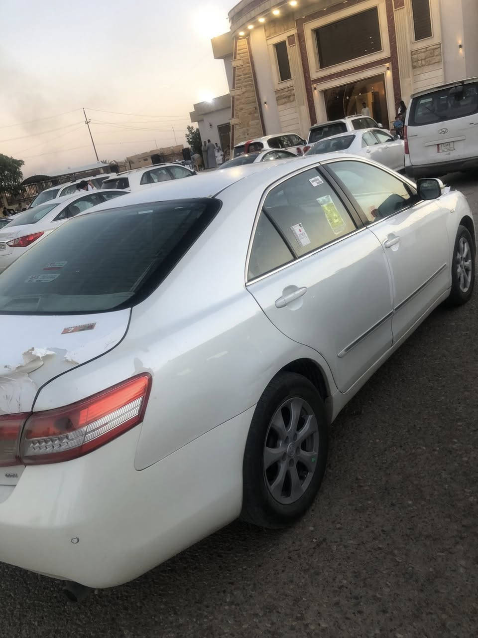 كامري2011 خليجي رقم اربيل دولي سنوية لل2030 بيها صبغ ربع جاملغ وربع بنيد اثر طخه بسيطة جدا براس الجاملغ الايمن السعر 135 وبيها مجال بسيط او مراوس حسب القناعة الاتصال بالرقم ***********/تكريت القادسية شارع الگراج

