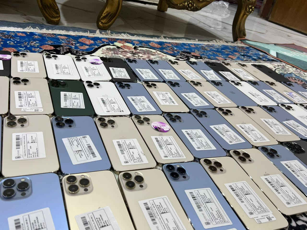 13برو ماكس 512 ✅ باتري (84_96) معله وبلادي  695 قفل 
13بروماكس 256 ✅ باتري (83_91)معله وبلادي السعر 675 قفل
13برو ماكس 256 عربي  باتري (85_90)  690 قفل 
الاجهزه نضافه عاليه مكفول وتر بروف ضمان سنه سوفت وير وسبوع فحص تفحص بالمكان اليعجبك ***********
