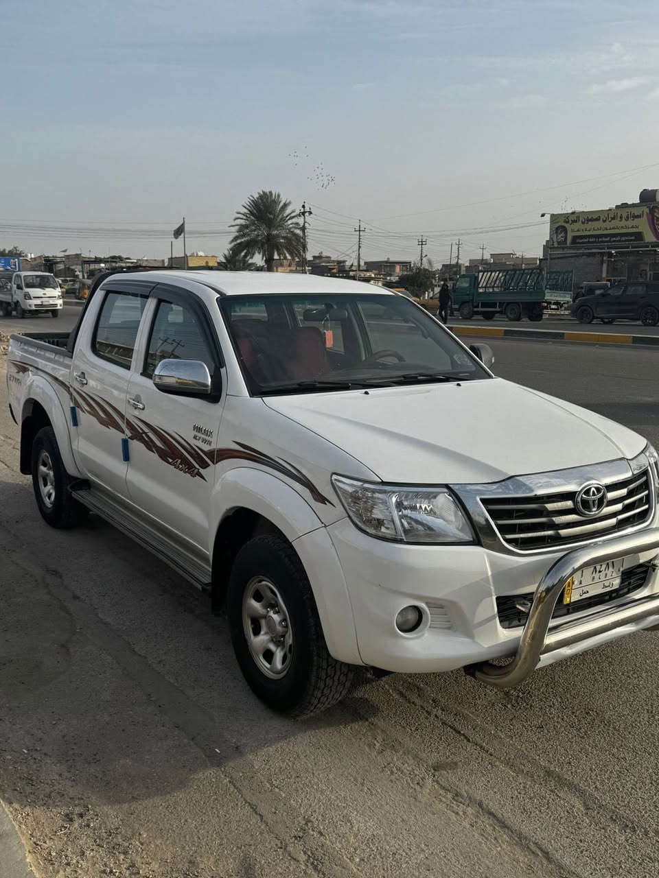 تويوتا هايلوكس مديل 2014 رقم واسط 
تبديل دعامية فقط 
مكانها بغداد حي النصر 
السعر 215 بيها مجال 
رقم صاحب السيارة 
***********‬
اني مكلف بالنشر 
تفاصيل اكثر اتصل وتدلل
