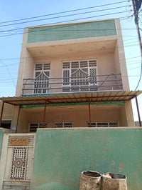 100م  طابوق مسلح  حي البساتين حي السلام  شارع ابو فلاح قرب مولده ياسر ...