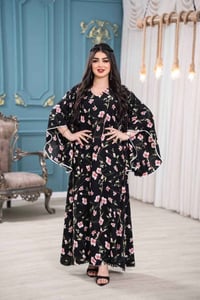 دشداشة نسائي • قماش مارينا • فري سايز ٨٥ كيلو