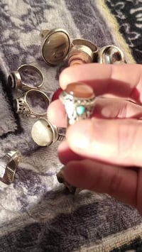 ١٥ خاتم • يدويه • احجار اصلية