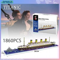 ليغو تيتانيك • ١٨٦٠ قطعة • مركب جاهز