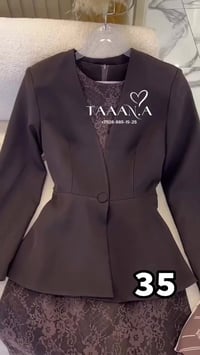 فستان وستره • خامة ايطالية • ترند