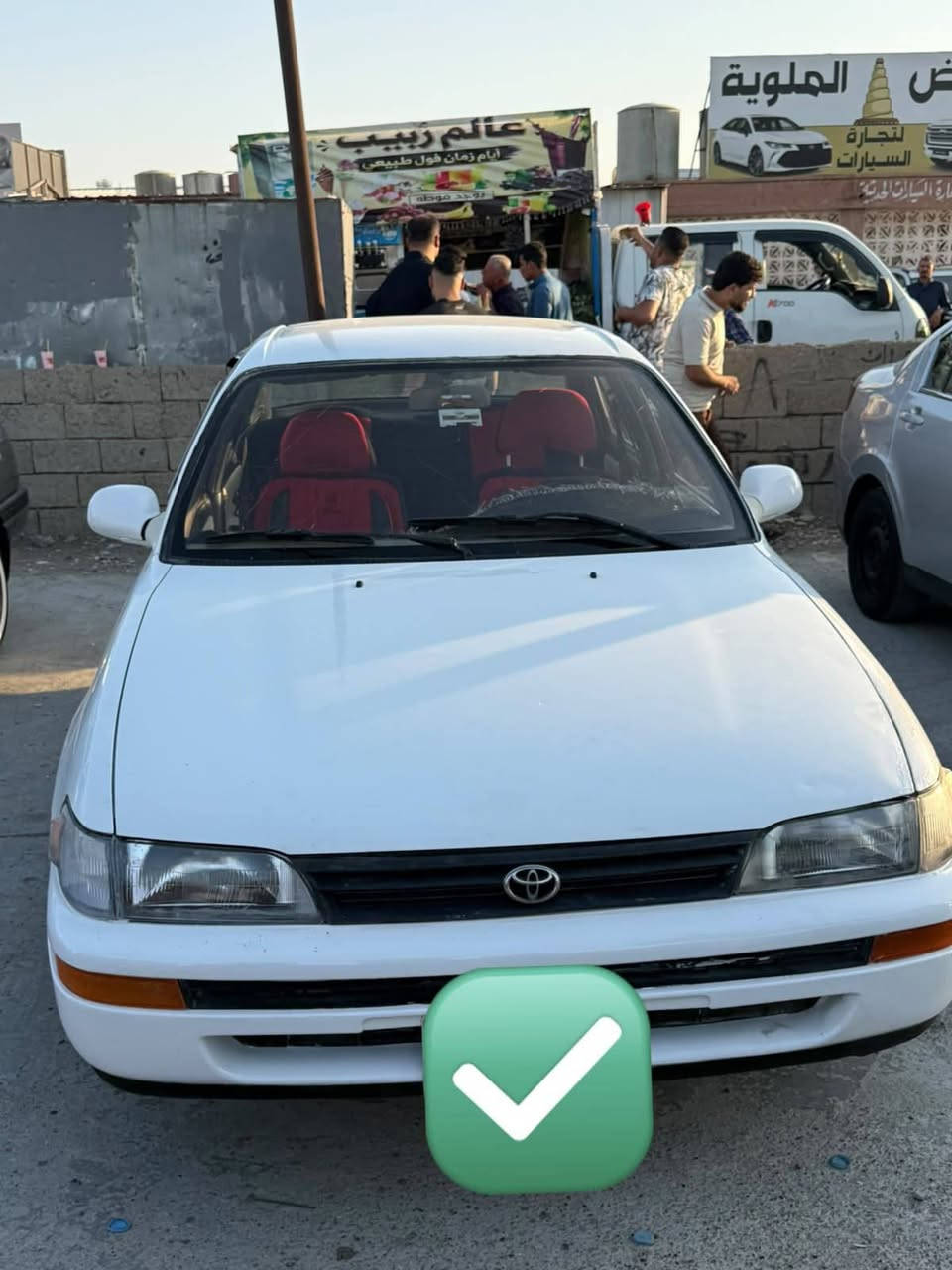 السلام عليكم سياره للبيع كورلا موديل 93 بسمي مشروع وطني لل27 دفتر بانزين بسمي 
بيهه ملاحظات بصيطه السعر 55$ وبيهه مجال الاستفسارا الاتصال عل رقم ***********
