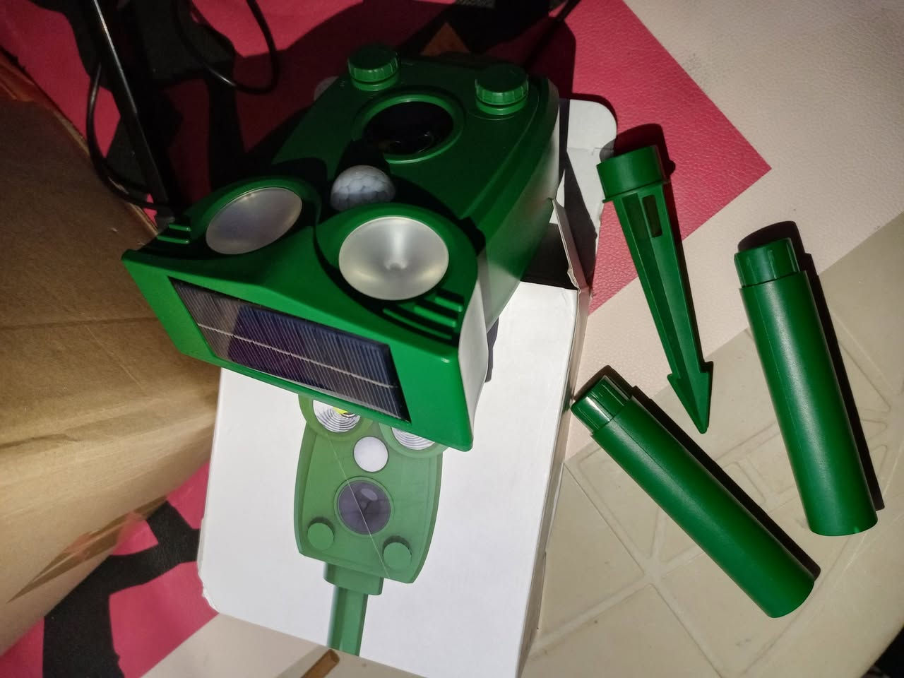 طارد حيوانات بالموجات فوق الصوتية ويعمل بالطاقة الشمسية. سعره 10


**إذا كنت صاحب هذا الإعلان وتريد حذفه لأي سبب، رجاءا أرسل رسالة إلى الدعم الفني**