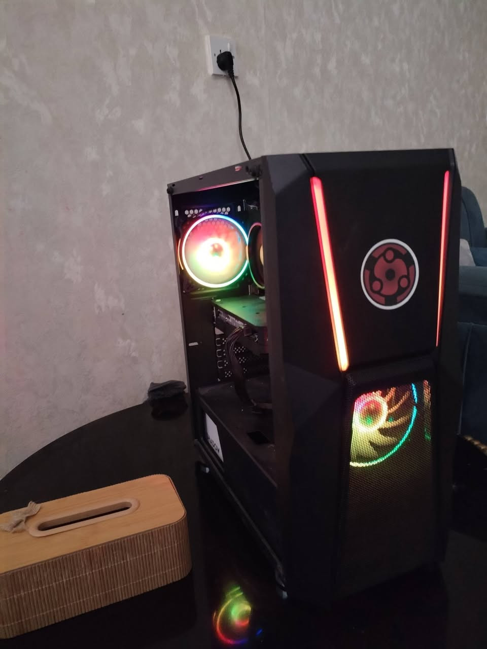 الكيس البيع السعر 300 قفل
السعر قفل رجان 
المعلج R5 2600
الكارت GTX 1060
الهارد 500 كيكه
الرام 8 تردد 3200 ددار 4
البورد B450 mai برو
البور سبلاي 650
شراي يراسلني


**إذا كنت صاحب هذا الإعلان وتريد حذفه لأي سبب، رجاءا أرسل رسالة إلى الدعم الفني**