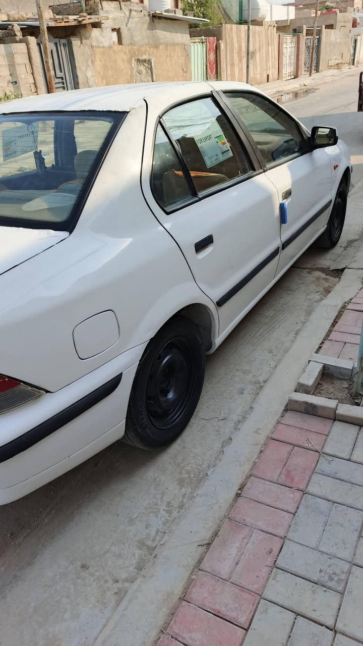 سلام عليكم  سمند ناطقة موديل 2011 داخل صاج  
صدر امامي خلفي جديد تبريد ثلج كهربائيات كلها شغالة 
سيارة جاهزة من كلشي 
سنوية 2027 
الشراي يتصل على هذا الرقم ***********
مكاني نجف مشخاب 
السعر 35 ورقة وبية مجال بسيط جدا للطيبين
