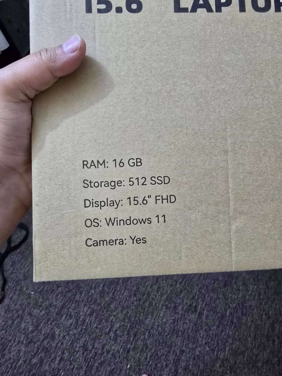 سلام عليكم حاسبة للبيع
DESKTOP-O783HRI:SsHosll اسم الحاسبة 
نوع الحاسبة انتل 
المعالجIntel(R) Celeron(R) N5095 @ 2.00GHz 2.00 GHz
الرامات 16 
وندوز 11 رسمي 
الحاسبة بعدهي جديدة بالكارتون 
كل غراضها موجودة الهارد ssd m.2 512
حجم الشاشة Display: 15.6" FHD
السعر 375  مكاني نجف الاشرف 
للستفسار ***********
