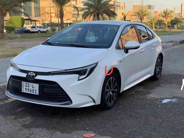 السلام عليكم 
تويوتا كورلا 

موديل 2024 

الرقم أربيل تحويل وكاله 

خليجي هايبرد فقط بارد مأشر بلصور 

محرك 1800 H.EV

شكل الامريكي

ماشيه 31km 

رقم اربيل تحويل وكاله 

- بصمه تشغيل 

- ⁠بصمه ابواب 

- ⁠سويج بصمه 

- ⁠عداد ديجتل

- ⁠ويل كب

- ⁠فتحه سلايد رووف 

- ⁠سايد بريك بصمه 

- ⁠قياده ذاتيه 

- ⁠كروز مثبت سرعة 

- ⁠تحديد مسار 

- ⁠ضبط المسافة

- ⁠فووول ايرباكات

- ⁠لايت لد 

- ⁠اوتو هولد 

- ⁠مود درايڤ

- ⁠ايفين مود 

- ⁠نظام تزحلق

- ⁠تبريد شاشة 

- ⁠كامره خلفيه دواره 

- ⁠شاشه تدعم ابل كار بلاي و اندرويد 

- ⁠تبريد خلفي 

- ⁠ومنفذ شحن خلفي

السعر 147$ وبيهه مجال 

***********

واتساب متوفر
