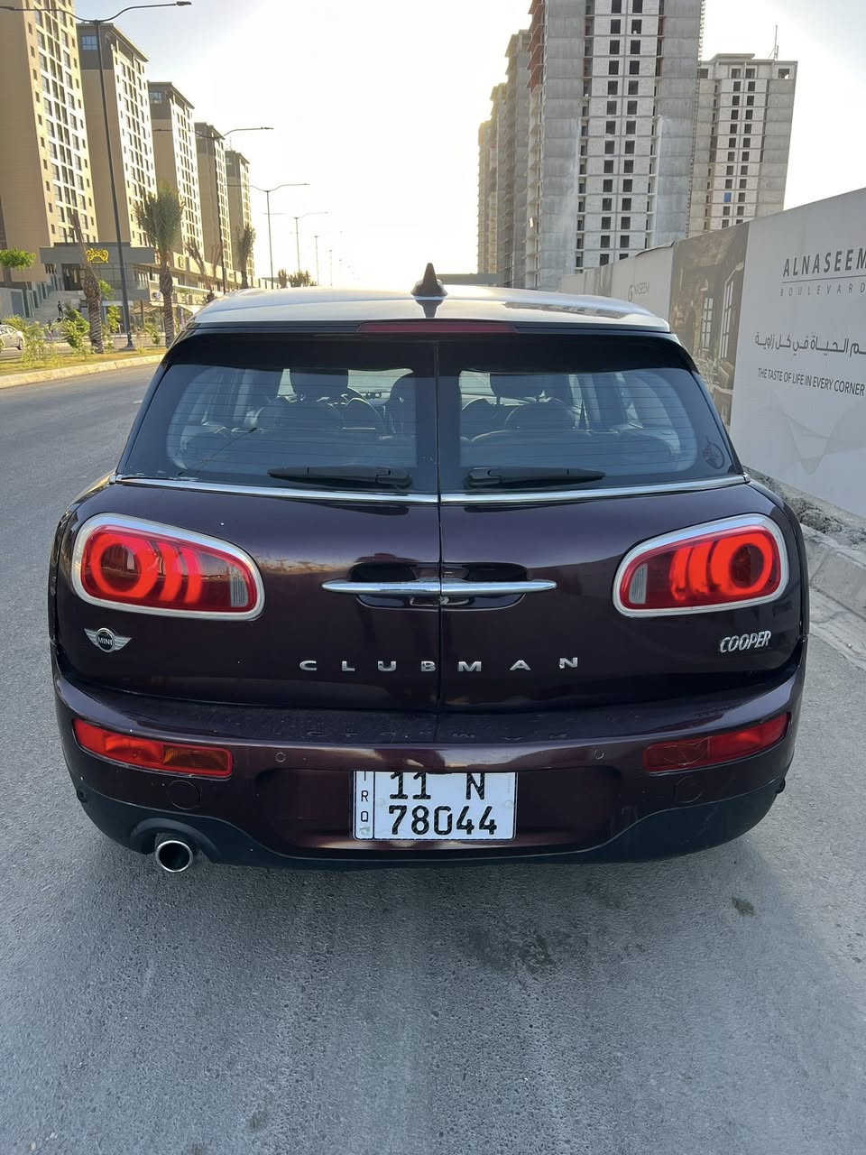 مني كوبر كلوب مان 2018 فول مواصفات حادثها خلفي ماشية 57 الف جديدة سيارة مكان سيارة بغداد اليرموك 
السعر  110 قفل 
***********
