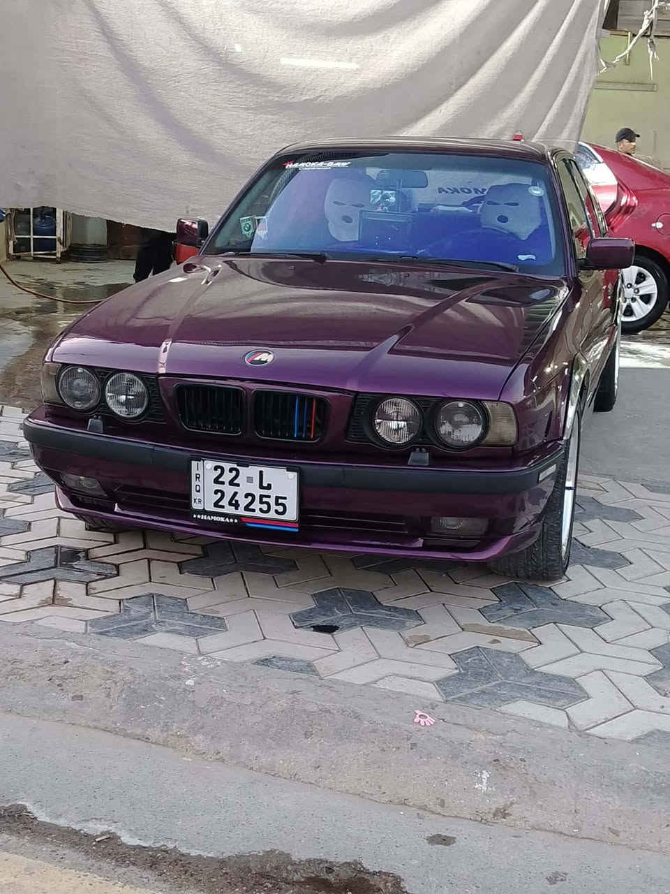 سلام عليكم متاح بي ام موديل91مسكر عدل مكفوله من كلشي كير ومحرك شرط التحويل مكاني فلوجه ***********
