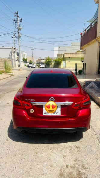 السلام عليكم 
للبيع نيسان التيما موديل 2017 SV 
السعر١١٢ومجال بسيط 
حادث شبر بنيت و جملغ خلفي بدون ارباك ارباك ماطاك 
عليها ورقتين ينزل من سعر 
رقم اربيل 
مواصفات 
تشغيل عند بعد 
بصمه 
ابواب بصمه 
صندوق بصمه 
تحديد سرعه 
رادار امامي و خلفي 
و بي هوايه مواصفات 
ماشيه ١١٠ ميل 
مكان سياره عقره بعيده عن اربيل و موصل ساعه 
رقم هاتف *********** واتساب 
رقم اسيا مباشر ***********
