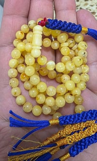 سبحة كهرب بولوني • ١٠١ خرزة • ١٧غ