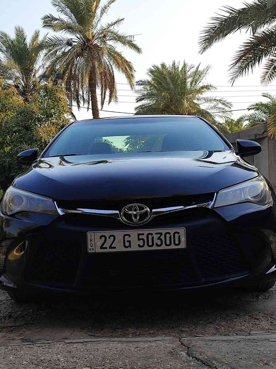 كامري 2017 وارد امريكي
مواصفات se 
حادث امريكا دعاميات فقط 
بالعراق بنيد فقط بدون دواخل  
وباب خلف الصدر بارد 
مايشه 244 الف 
مكاني بغداد 
السياره باسمي تحويل مباشر 

السعر  158$ وبيها مجال بسيط 
للاستفسار 
***********
