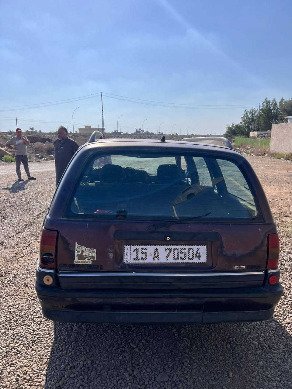 السلام عليكم اوبل ستيشن موديل 1991 رقم انبار انكليزي تحويل ثاني هزة جديدة حدادية جديد كهربائيات كلهة شغالة سيارة مكفولة سنوية ل 29  محركهة بلادي 6 سلندر تنقيص قليل بس الباقي مكفول السعر 28 وبيها مجال لطيبين ل الاستفسار
‏‪0782 665 9823‬‏ 
مكلف بالنشر
مكان سيارة بغداد والتحويل ابغداد مشروع وطني
