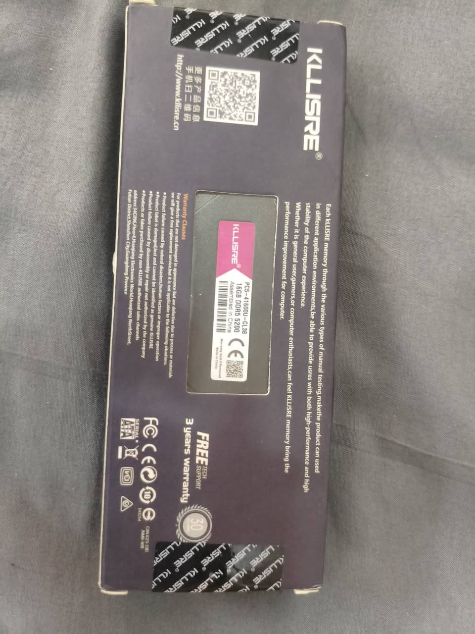 السلام عليكم قطعة رام للبيع
16GB
DDR5 5200MHZ CL 38
جديدة فحصتها فقط ورجعتها للكارتون 
السعر 200 الف قفل ما بي مجال
مكاني موصل وعندي توصيل


**إذا كنت صاحب هذا الإعلان وتريد حذفه لأي سبب، رجاءا أرسل رسالة إلى الدعم الفني**