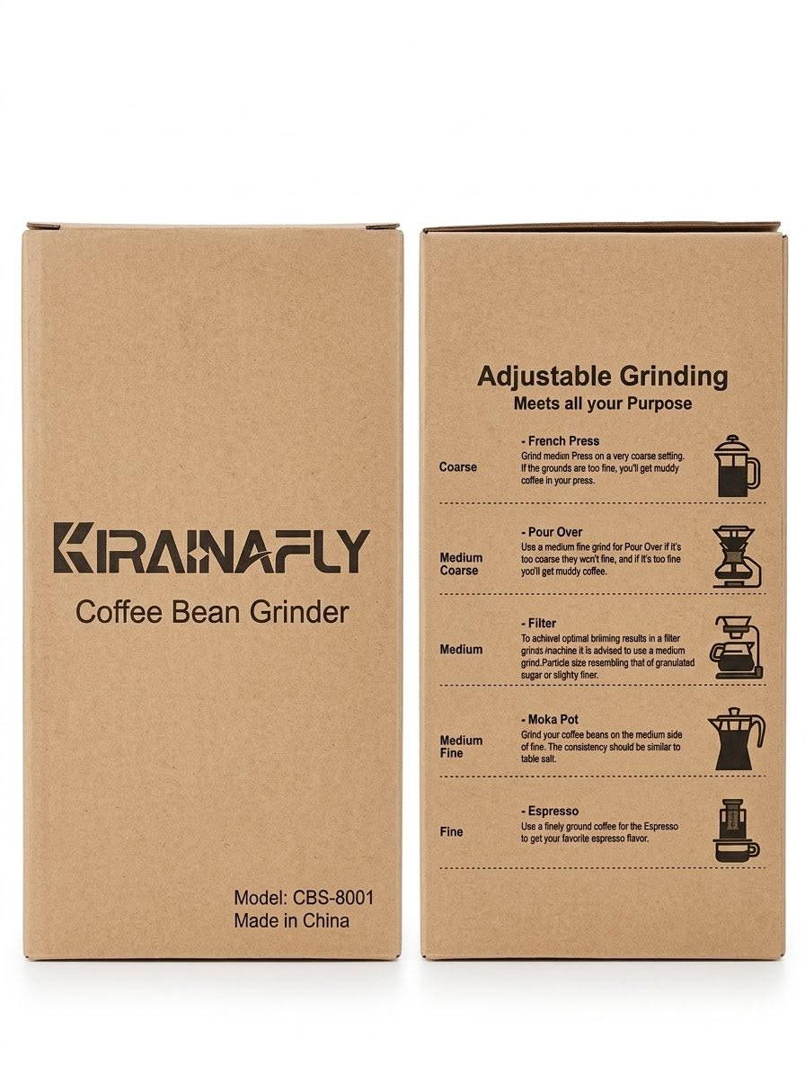 تووووفرت ✅🔥🔥

مطحنة قهوة كهربائية من ماركة Kirainafly، طراز CBG-8001.

تتميز المطحنة بـ 28 مستوى طحن دقيق لتناسب أنواعاً مختلفة من القهوة، مثل الإسبريسو والقهوة المقطرة.

تأتي مزودة بمحرك قوي بقدرة 200 واط وآلية قفل أمان


**إذا كنت صاحب هذا الإعلان وتريد حذفه لأي سبب، رجاءا أرسل رسالة إلى الدعم الفني**