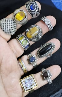 خواتم راقيه • أحجار مصورة • السبع معادن