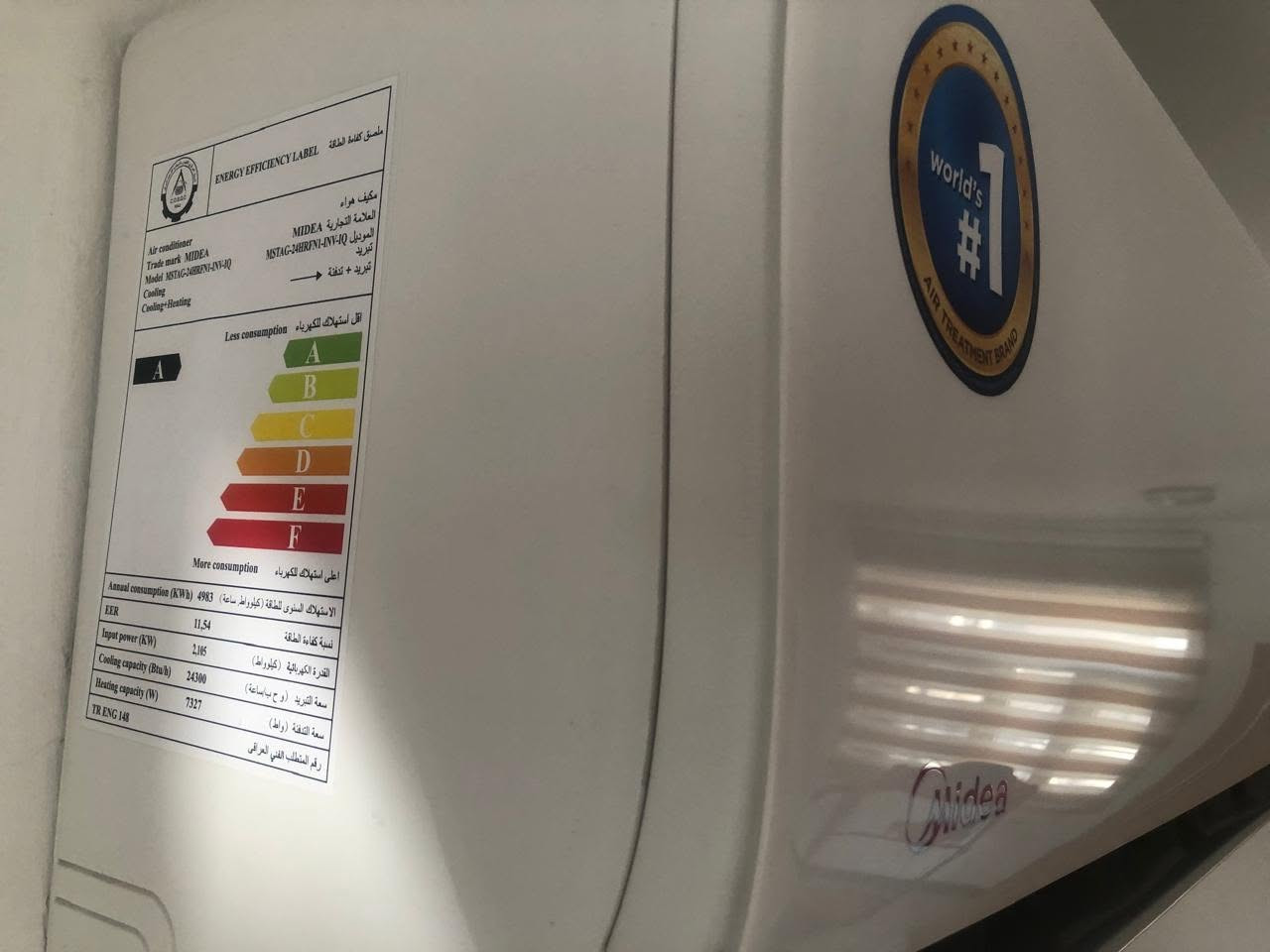 🚨 فرصة للبيع

❄️ سبلت Midea Inverter Quattro

✨ اقتصادي بالكهرباء (إنفرتر)

✨ تبريد قوي وسريع

✨ تدفئة ممتازة

✨ تشغيل هادئ وأداء عالي

✨ حالة ممتازة ونظيف جداً

💰 السعر: 500,000 دينار عراقي

يوجد مجال بالسعر 

📞 للتواصل:

***********

💬 واتساب:

https://wa.me/9647718805030

📍 المعاينة متاحة ( بغداد - المنصور )

📩 للمهتمين التواصل واتساب أو اتصال

❄️⚡🏠💯🔥🤝📞📲 #سبلت_للبيع #ميديا #Midea #انفرتر #تبريد_وتدفئة #بيع_مستعمل #العراق

