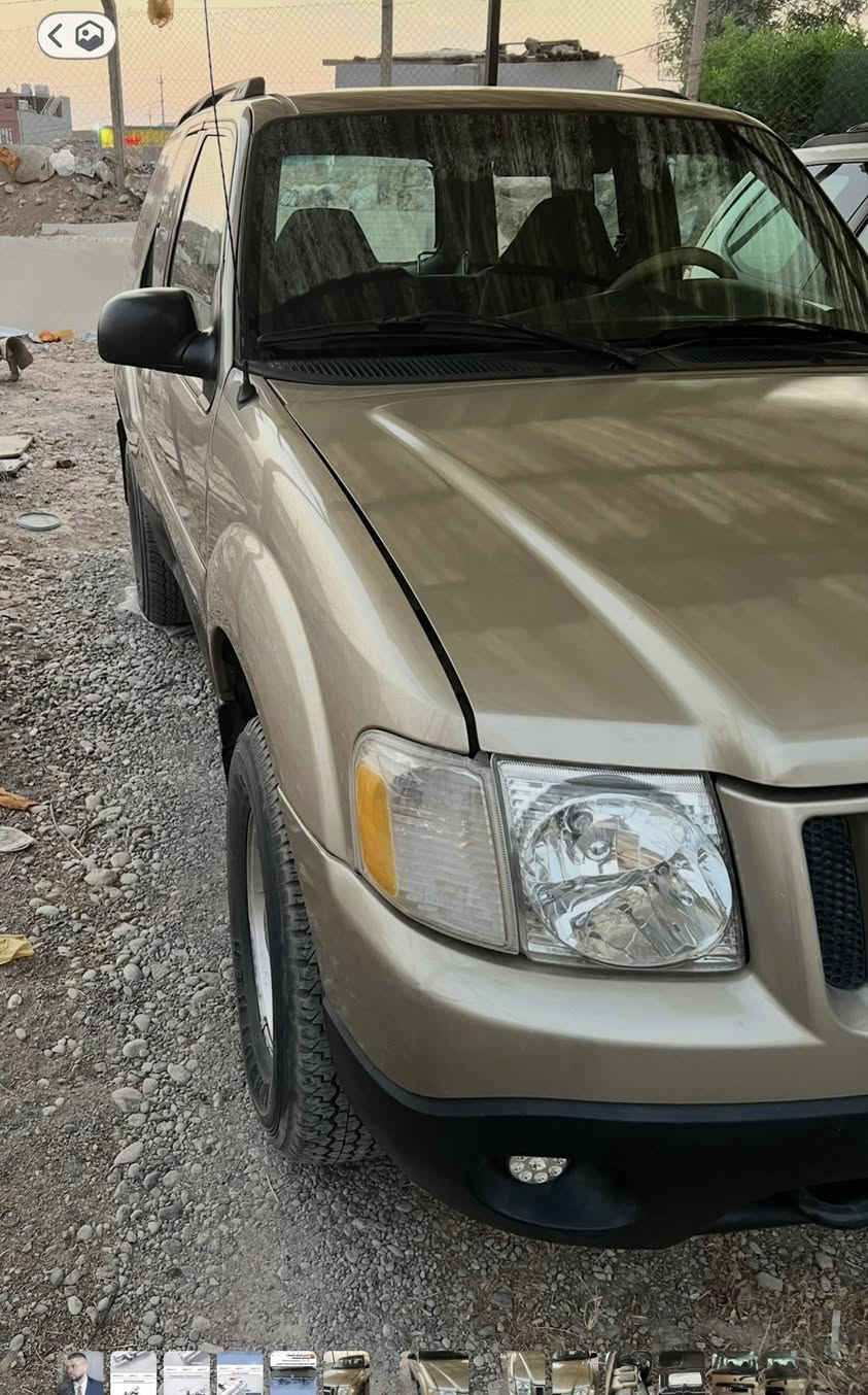 فورد اكسپلورر سپورت2001
تك باب
تبريد
ترحيب اضائة مري جانبيه
بصمة قفل شغاله
قفل اوتوماتك عند تبديل الگير
محرك جديد بلادي6 سلندر حجم4000
كهربائيات بدون اي جطل
السياره مرفعه 5 انجات
سنويتها ل2030
عارضها ب65 
ترهم مراوس حسب القناعه
مع الشكر لاصحاب الگروپ المحترمين


**إذا كنت صاحب هذا الإعلان وتريد حذفه لأي سبب، رجاءا أرسل رسالة إلى الدعم الفني**