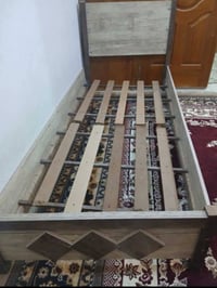 كاونتر طابقين • سرير نفر صاج • نظيف